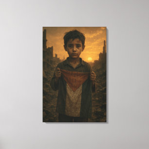 Palestine Resilience Canvas Print Leinwanddruck