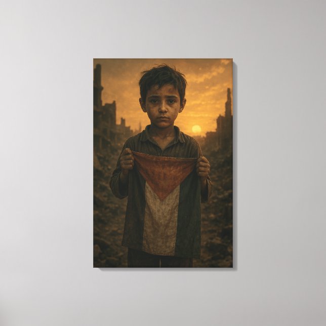 Palestine Resilience Canvas Print Leinwanddruck (Vorderseite)