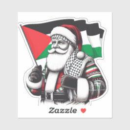PALESTINE SANTA STIKCER AUFKLEBER