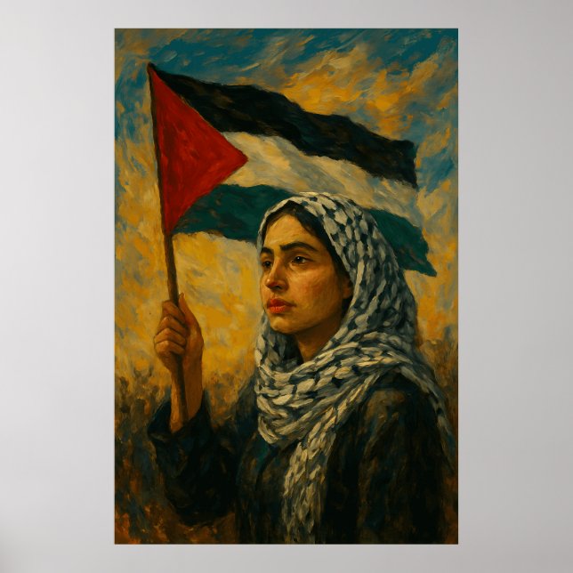 Palestine Stands | It Will Be Free  Poster (Vorne)