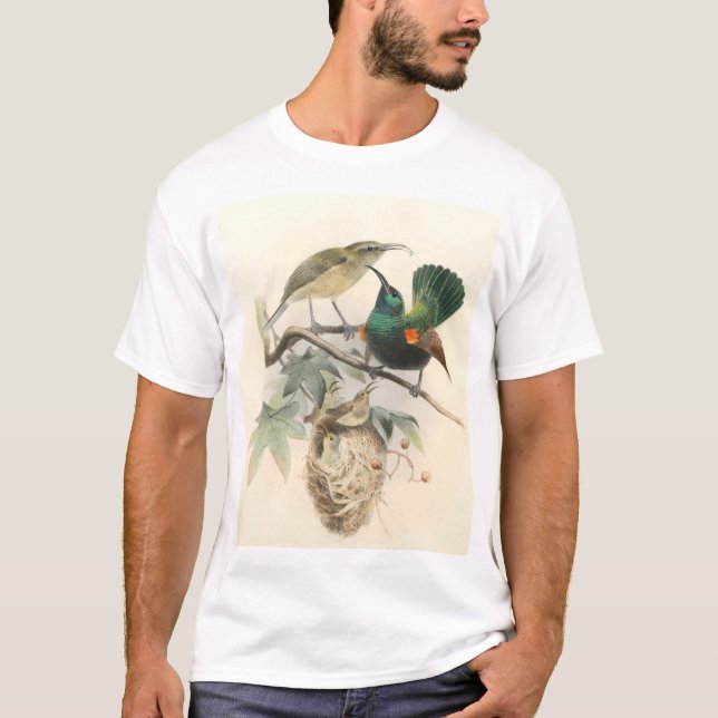 Palestine Sunbird, eine Familie T-Shirt (Vorderseite)