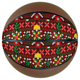 Palestine Tatreez Traditionelle Stickerei Basketball