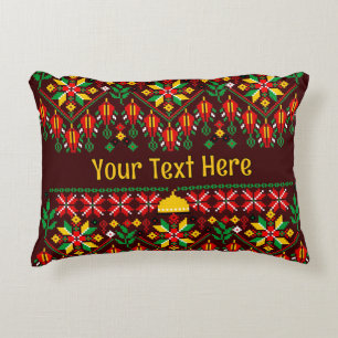 Palestine Tatreez Traditionelle Stickerei Dekokissen