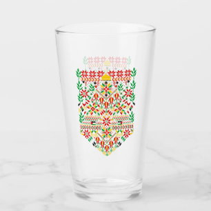Palestine Tatreez Traditionelle Stickerei Glas