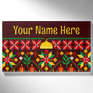 Palestine Tatreez Traditionelle Stickerei Namenschild