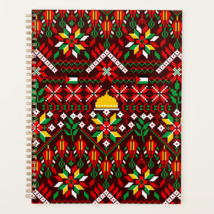 Palestine Tatreez Traditionelle Stickerei Planer