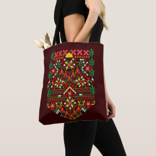 Palestine Tatreez Traditionelle Stickerei Tasche