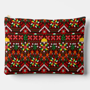 Palestine Tatreez Traditionelle Stickerei Zubehörtasche