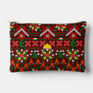 Palestine Tatreez Traditionelle Stickerei Zubehörtasche