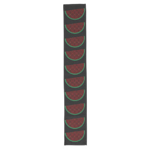 Palestine watermelon Embroidery red tatreez Großer Tischläufer