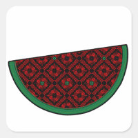 Palestine watermelon Embroidery red tatreez