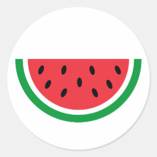 Palestine Watermelon Runder Aufkleber