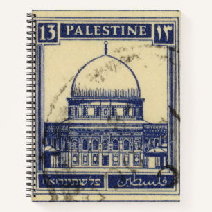 palestinische antike Briefmarke 1920 Notizbuch