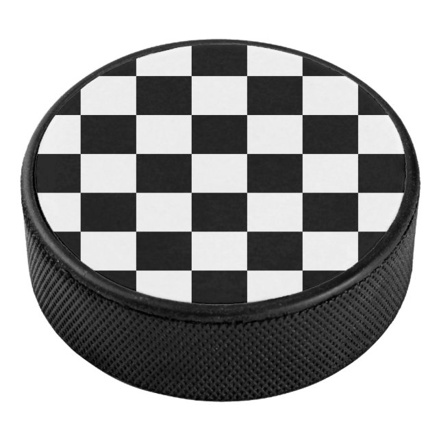 Palet De Hockey À damiers noir et blanc (3/4/2016 12:00:00 AM)