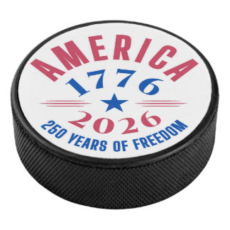 Palet De Hockey AMERICA 1776 2026 250 years freedom anniversary