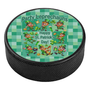 Palet De Hockey Amusant jour de la Saint-Patrick "Lutins de fête"