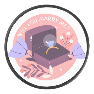 Palet De Hockey anneau mariage 