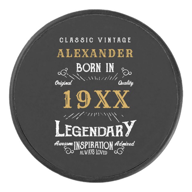 Palet De Hockey Anniversaire Personnalisé Meilleur Père Jamais Lég (Devant)