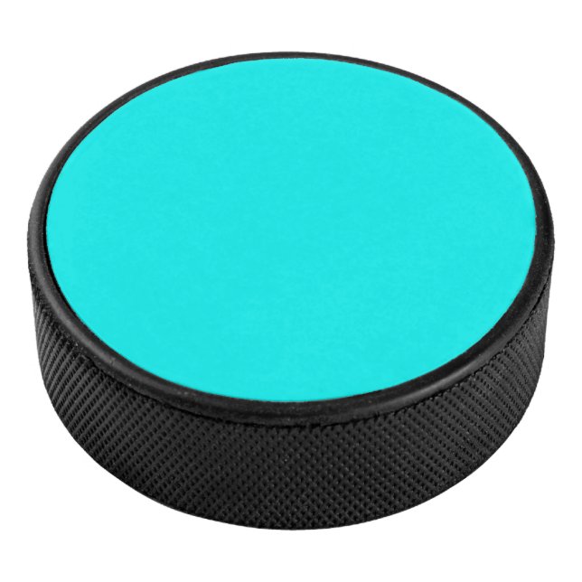 Palet De Hockey Aqua clair au néon solide (3/4/2016 12:00:00 AM)