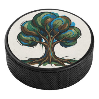 Palet De Hockey Arbre abstrait art ludique