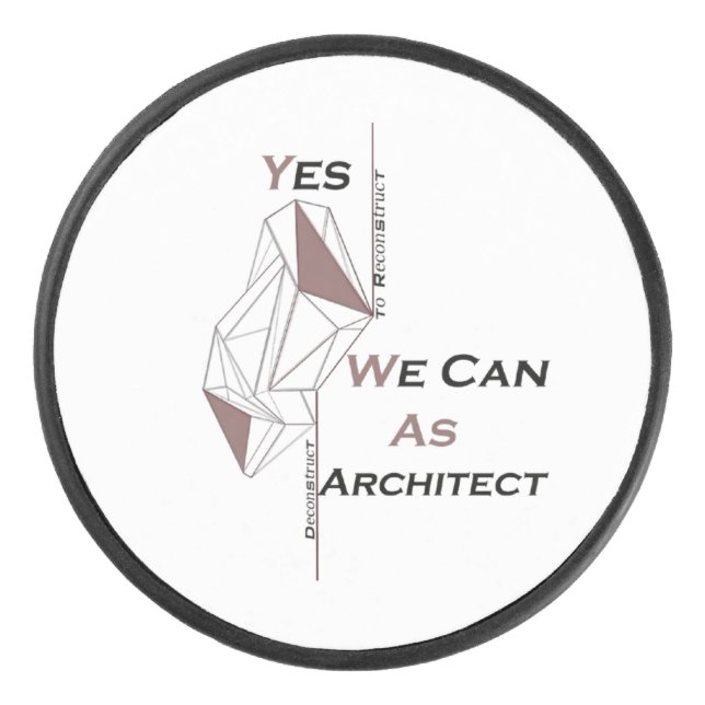 Palet De Hockey architecture, design moderne, art géométrique, noi (Devant)