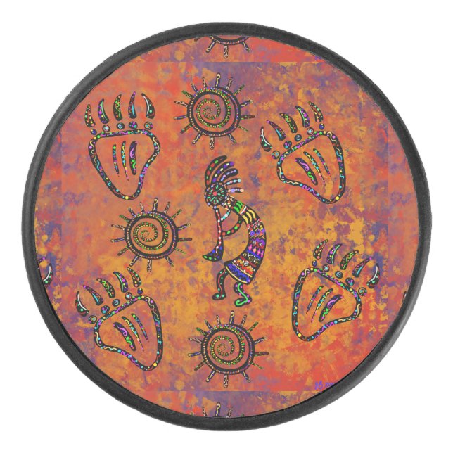 Palet De Hockey Art Kokopelli (Devant)