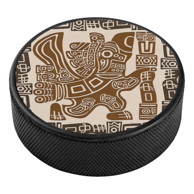 Palet De Hockey Aztec Eagle Guerrier Tribal Art antique (3/4/2016 12:00:00 AM)
