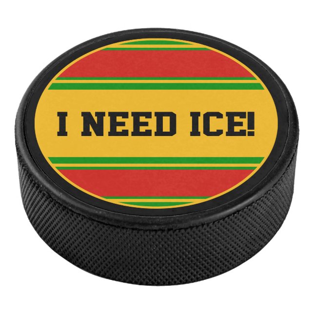 Palet De Hockey Bouton rond - Grilles rouge vert jaune (3/4/2016 12:00:00 AM)