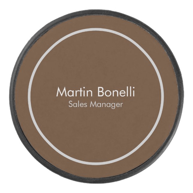 Palet De Hockey Brown Plain Simple Moderne Professionnel (Devant)