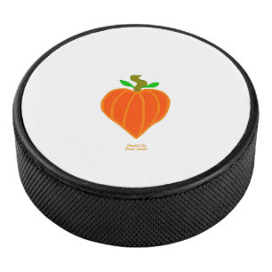 Palet De Hockey Camion de hockey cardiaque citrouille