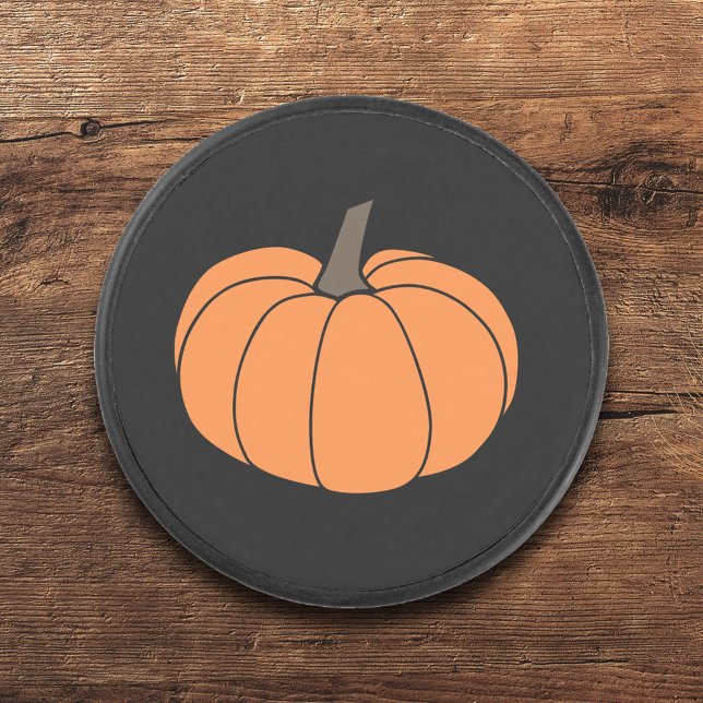 Palet De Hockey Camion de hockey citrouille (Pumpkin Hockey Puck)