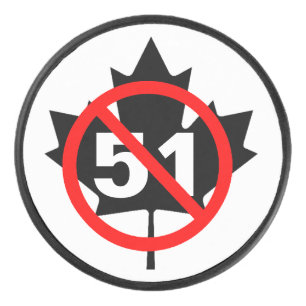 Palet De Hockey Canada Jamais 51e