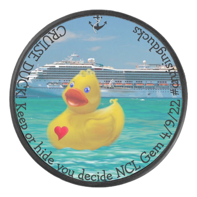 Palet De Hockey Canard de croisière customisé pour adultes (Devant)
