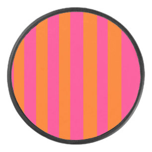 Palet De Hockey Canard de hockey rose et orange