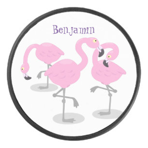 Palet De Hockey Caricature en trio flamand rose mou