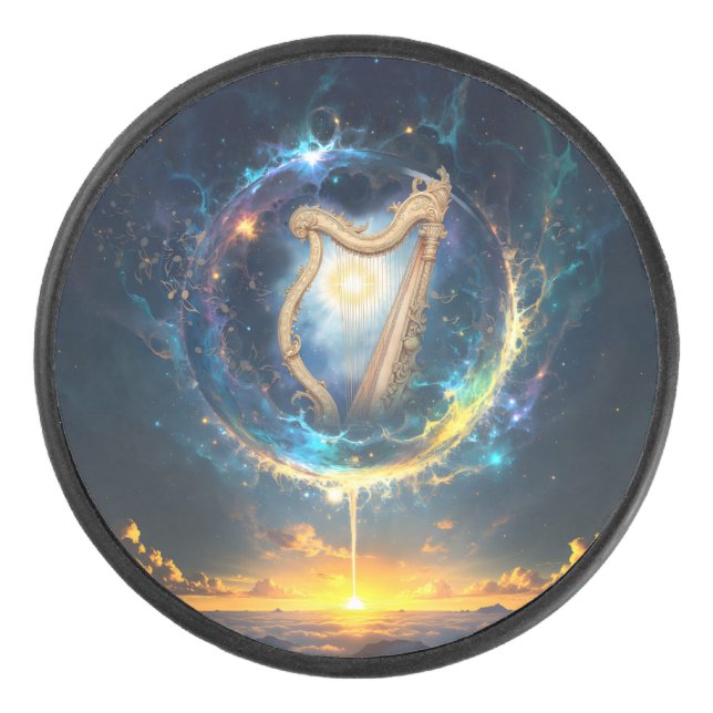 Palet De Hockey Celestial Harp of the Moonbound Skies.  (Devant)
