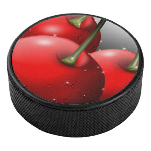 Palet De Hockey Cerises avec gouttes de ragoût