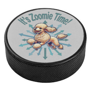 Palet De Hockey C'est l'heure Zoomie du caniche