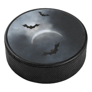 Palet De Hockey Chauve-Chauve-Halloween éffrayante À Eclipse