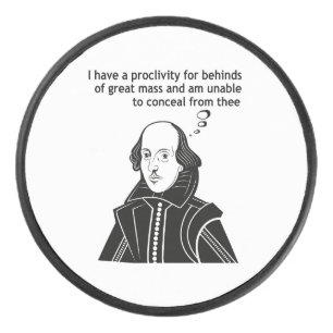 Palet De Hockey Citation drôle de Shakespeare
