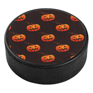 Palet De Hockey Citrouilles d'Halloween, Citrouilles Orange Farce
