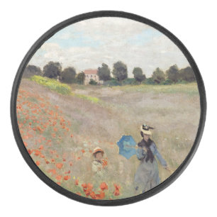 Palet De Hockey Claude Monet - Champ de pavot