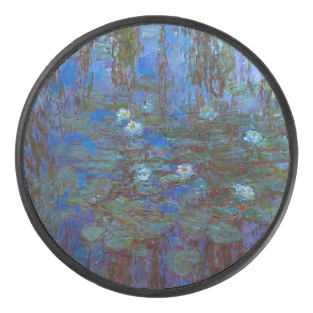 Palet De Hockey Claude Monet - Lys d'Eau Bleue (Devant)