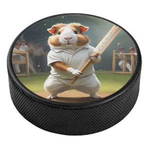 Palet De Hockey Cochon De Guinée Jouant Au Cricket,