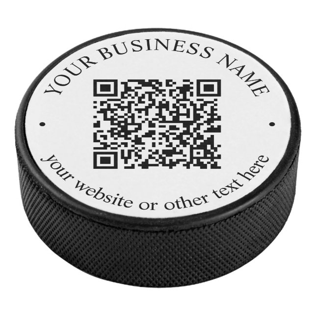 Palet De Hockey Code QR téléchargé Plus Texte circulaire modifiabl (3/4/2016 12:00:00 AM)