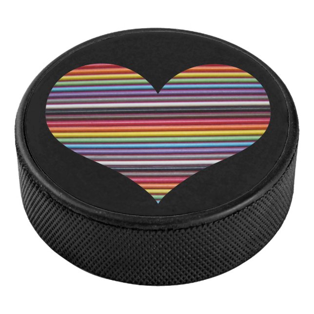 Palet De Hockey Coeur de câble de ruban arc-en-ciel (3/4/2016 12:00:00 AM)