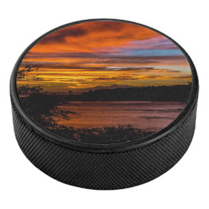 Palet De Hockey Coucher de soleil à Praia, Cap Vert
