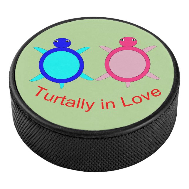 Palet De Hockey Couple de tortue mignonne (3/4/2016 12:00:00 AM)