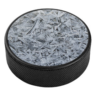 Palet De Hockey Cristaux de givre de glace Texture