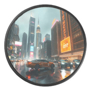 Palet De Hockey Cyberpunk Skyscrapper City Cars